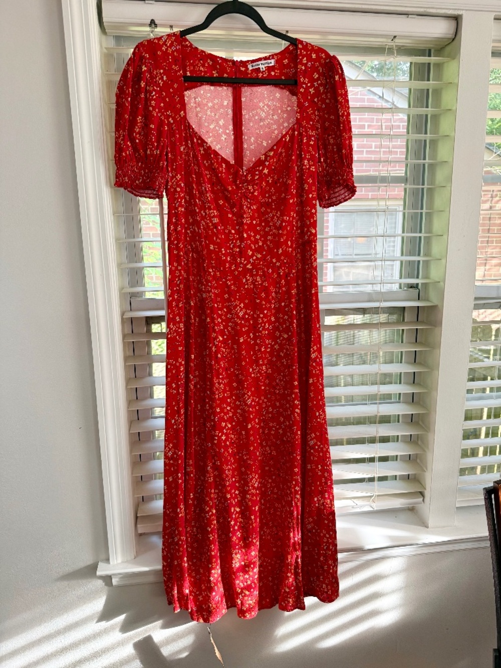 Reformation Lacey Dress - Size 12; Color: Baila